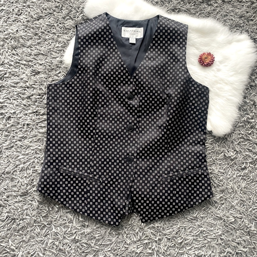 Emanuel Ungaro 100% Silk Vest